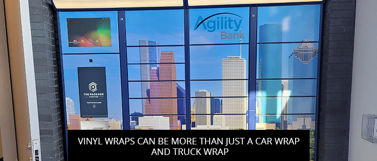 Vinyl Wraps can be more than just a Car Wrap and Truck Wrap